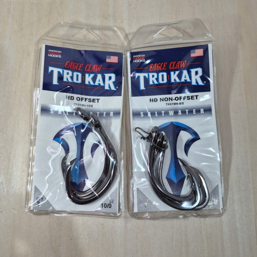 Eagle Claw Trokar HD Saltwater Hooks 2 packs